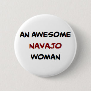 Macaron Rond 5 Cm femme navajo, superbe mug à café