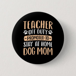 Macaron Rond 5 Cm Femme Prof Mignonne Hors Service Promue Pour Reste
