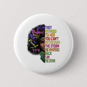 Macaron Rond 5 Cm Femmes Africaines Je Suis La Tempête Histoire Noir