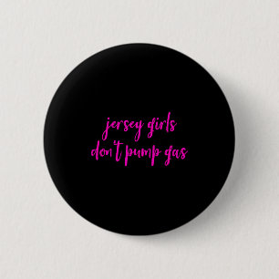 Macaron Rond 5 Cm Femmes drôles du New Jersey, les filles du Jersey