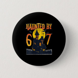Macaron Rond 5 Cm Femmes hantées par 6 7 Amour Halloween Soky Six Se