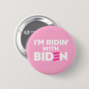 Macaron Rond 5 Cm Femmes Pour Biden 2024