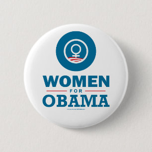 Macaron Rond 5 Cm Femmes pour Obama