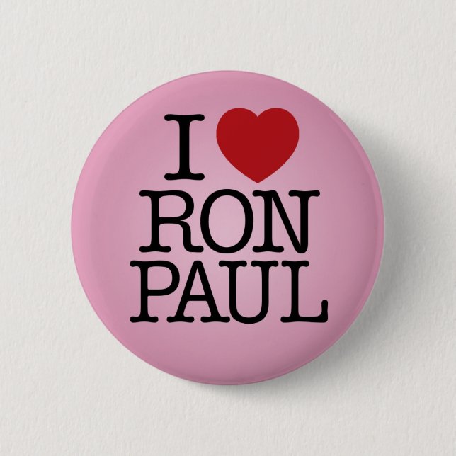 Macaron Rond 5 Cm Femmes pour Ron Paul 2012 (Devant)
