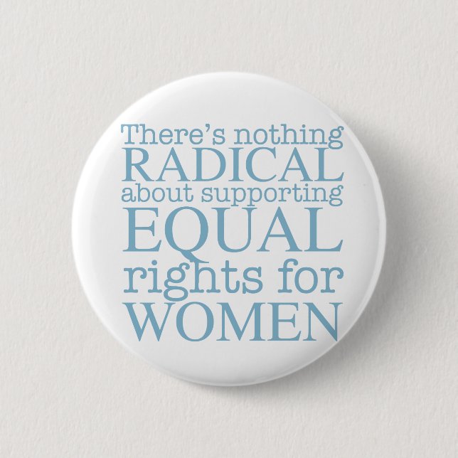 Macaron Rond 5 Cm Femmes radicales (Devant)