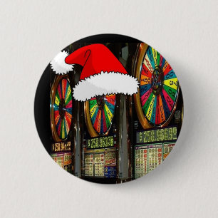 Macaron Rond 5 Cm Fentes de Noël à Las Vegas