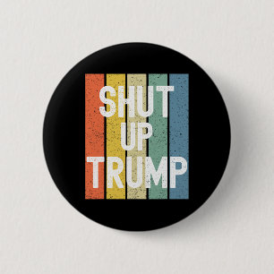Macaron Rond 5 Cm Ferme Trump ! Débat présidentiel Joe Biden