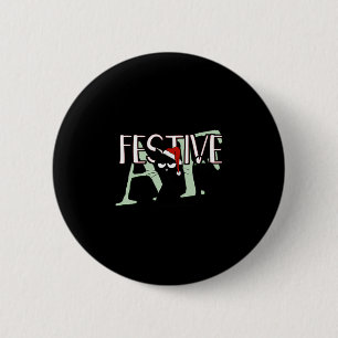 Macaron Rond 5 Cm Festif Af Ironique Sarcastique Joyeux Noël Chat Pr