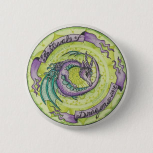 Macaron Rond 5 Cm Festival de bouton de dragons