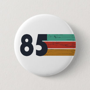 Macaron Rond 5 Cm Fête d'anniversaire de 1985