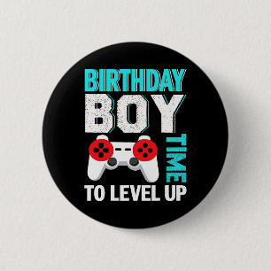 Macaron Rond 5 Cm Fête d'anniversaire de jeu vidéo pour garçon