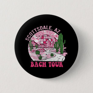 Macaron Rond 5 Cm Fête de Bachelorette Desert Disco Scottsdale Thème