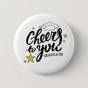 Macaron Rond 5 Cm Fête de la meilleure Graduation Graphiques