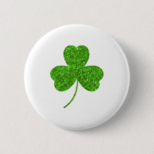 Macaron Rond 5 Cm Fête de la Saint-Patrick shamrock