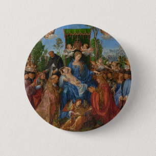 Macaron Rond 5 Cm Fête des Garlands Roses, 1506 (huile sur bois)