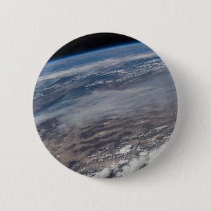 Macaron Rond 5 Cm Feu Autour Du Parc National De Yosemite.