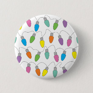 Macaron Rond 5 Cm Feux de Noël