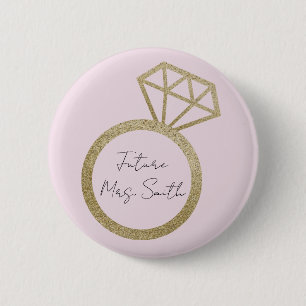 Macaron Rond 5 Cm Fiançailles Ring Future Mme Button