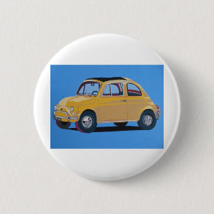 Macaron Rond 5 Cm Fiat 500