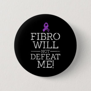 Macaron Rond 5 Cm Fibro Ne Me Défendra Pas Fibromyalgie Sensibilisat