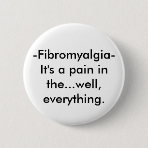 Macaron Rond 5 Cm - Fibromyalgie