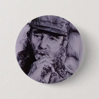 Macaron Rond 5 Cm Fidel Castro