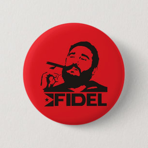 Macaron Rond 5 Cm Fidel Castro