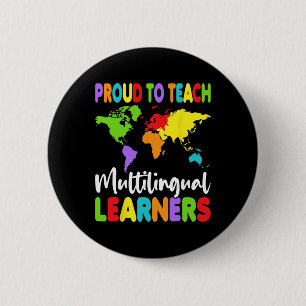 Macaron Rond 5 Cm Fier d'enseigner aux apprenants multilingues - Ens
