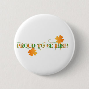 Macaron Rond 5 Cm Fier D'Être Irlandais