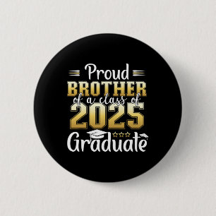 Macaron Rond 5 Cm Fier Frère D'Un Cl De 2025 Graduate Graduation