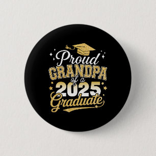 Macaron Rond 5 Cm Fier Grand-Père D'Un Cl De 2025 Gradué De Deuxième