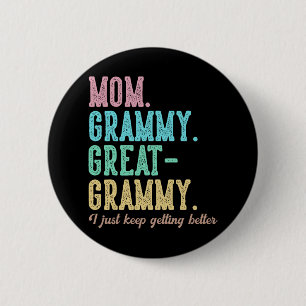 Macaron Rond 5 Cm Fier Maman Grammy Grand Grammy Je Continue À Obten