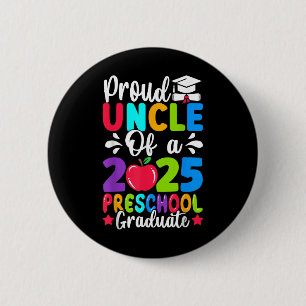 Macaron Rond 5 Cm Fier oncle Cl de la promotion 2025 de maternelle p