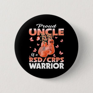 Macaron Rond 5 Cm Fier Oncle D'Un Ccrps Rsd Boxe De Sensibilisation