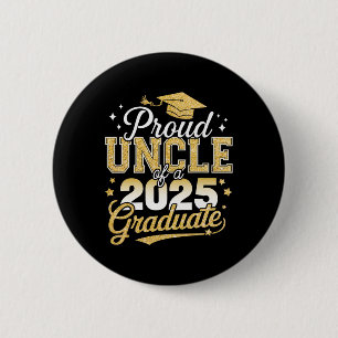 Macaron Rond 5 Cm Fier Oncle D'Un Cl De 2025 Diplômé De Deuxième Cyc