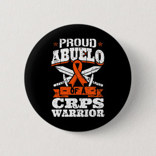 Macaron Rond 5 Cm Fière Abuelo D'Un Guerrier Des Crps Rsd Sensibilis