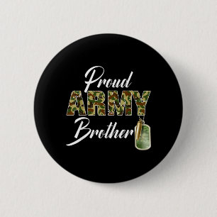 Macaron Rond 5 Cm Fière armée frère camouflage soldat famille corres