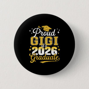 Macaron Rond 5 Cm Fière gigi d'un senior diplômé de la promotion 202