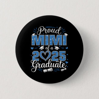 Macaron Rond 5 Cm Fière Mimi d'une Cl de Diplômée 2025 Senior 2025 M