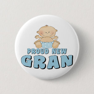 Macaron Rond 5 Cm Fière nouvelle T-Shirt de Gran