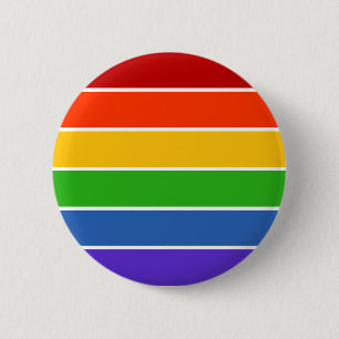 Macaron Rond 5 Cm Fierté arc-en-ciel