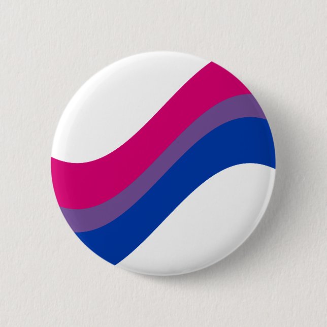 Macaron Rond 5 Cm Fierté bisexuelle (Devant)