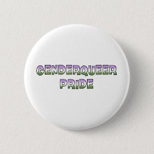 Macaron Rond 5 Cm Fierté de Genderqueer