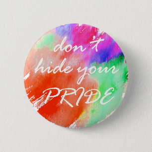 Macaron Rond 5 Cm Fierté de LGBT
