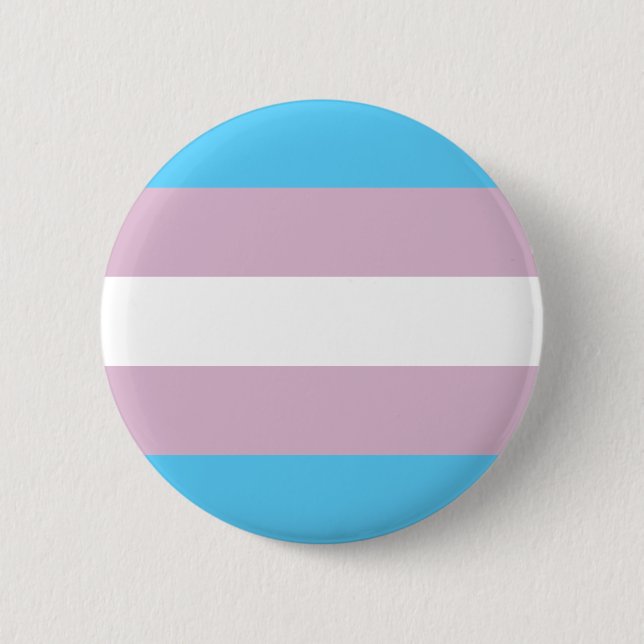 Macaron Rond 5 Cm Fierté de Trangender ! (Devant)