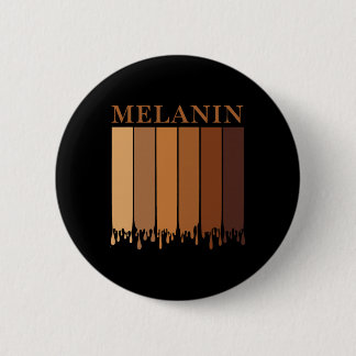 Macaron Rond 5 Cm Fierté noire Mélanine pour enfants adolescentes fe