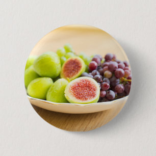 Macaron Rond 5 Cm Figues fraîches et raisins