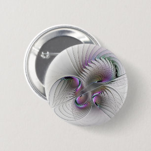 Macaron Rond 5 Cm Figure de fantaisie abstraite moderne timide Art f