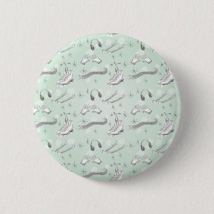 Macaron Rond 5 Cm Figure objets à offrir de vert de menthe d'art de