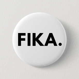 Macaron Rond 5 Cm FIKA. Bouton Gras